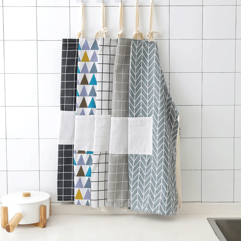 Кухонный Фартук полубоди без рукавов хлопковый фартук для приготовления пищи