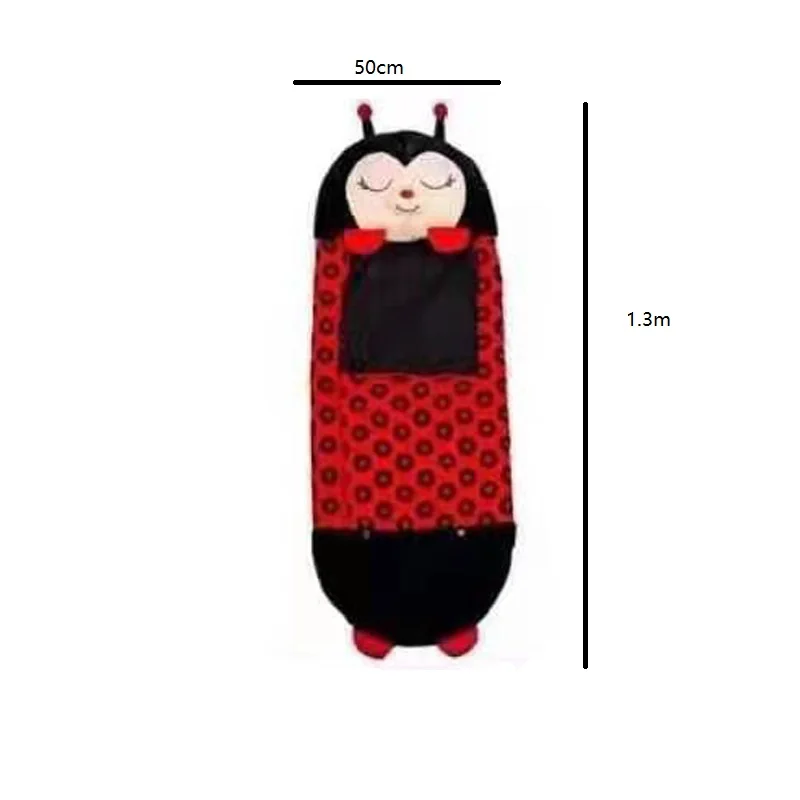 

Kawaii Plush Sleeping Bag Children's Animation Cartoon Animal Plush Toy Retractable Folding Portable Sleeping Bag for Outdoor