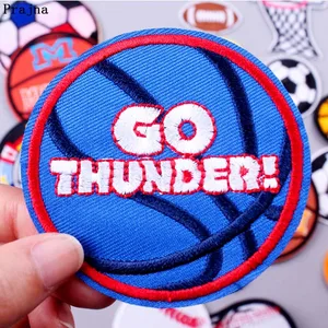 Guitar Sport Iron-on Patches for Clothing Football Embroidered Patch on Cloth DIY Guitar Shoes Applique Stripe Badge Accessory