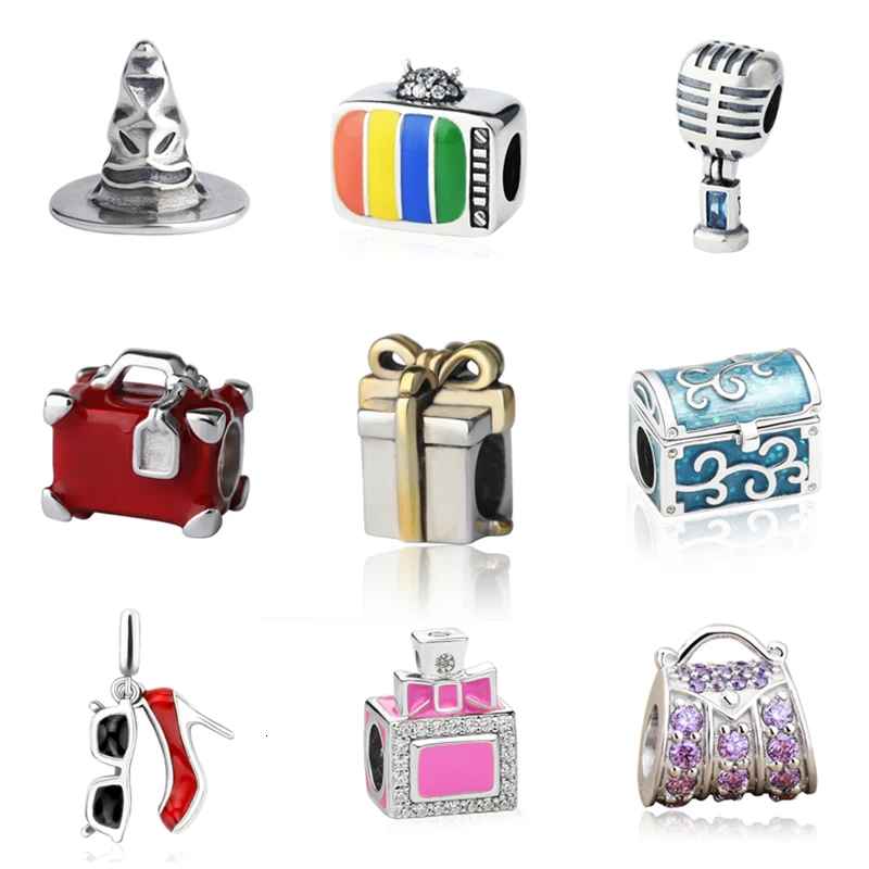 Pandora love charm,, Стерлинговое Серебро 925 пробы, бусины, подходят для аутентичного браслета Pandora, ювелирные изделия, подарок для женщин