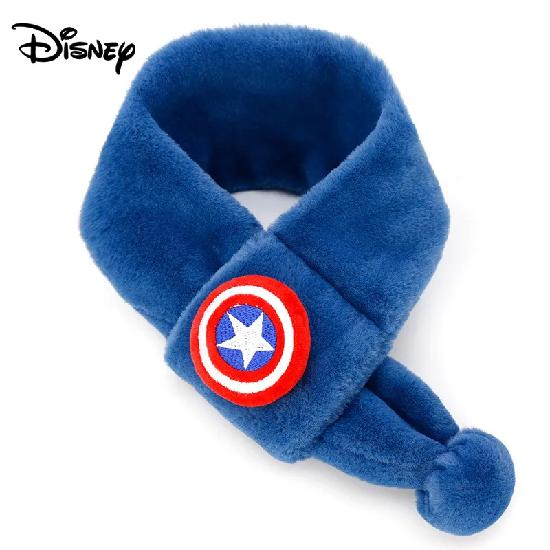 Детский шарф Disney ветрозащитный серии Marvel для мальчиков утолщенный теплый