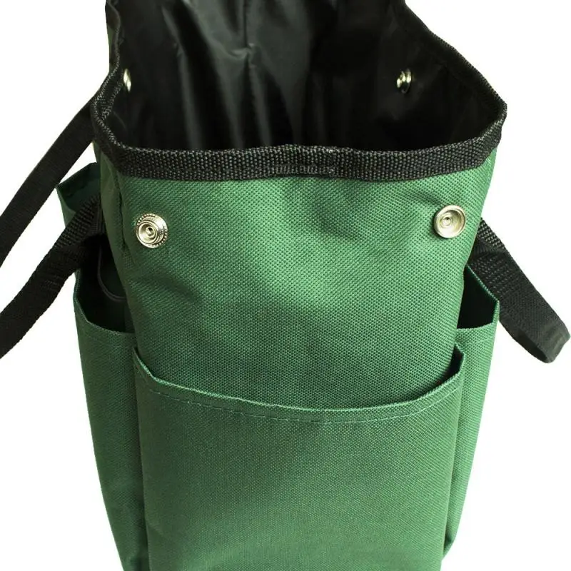 

Green Multifunction Garden Tool Bag Outdoor And Indoor Hand Bag For Garden Tool Kits With 8 Oxford Bags Garden Tool Accessories