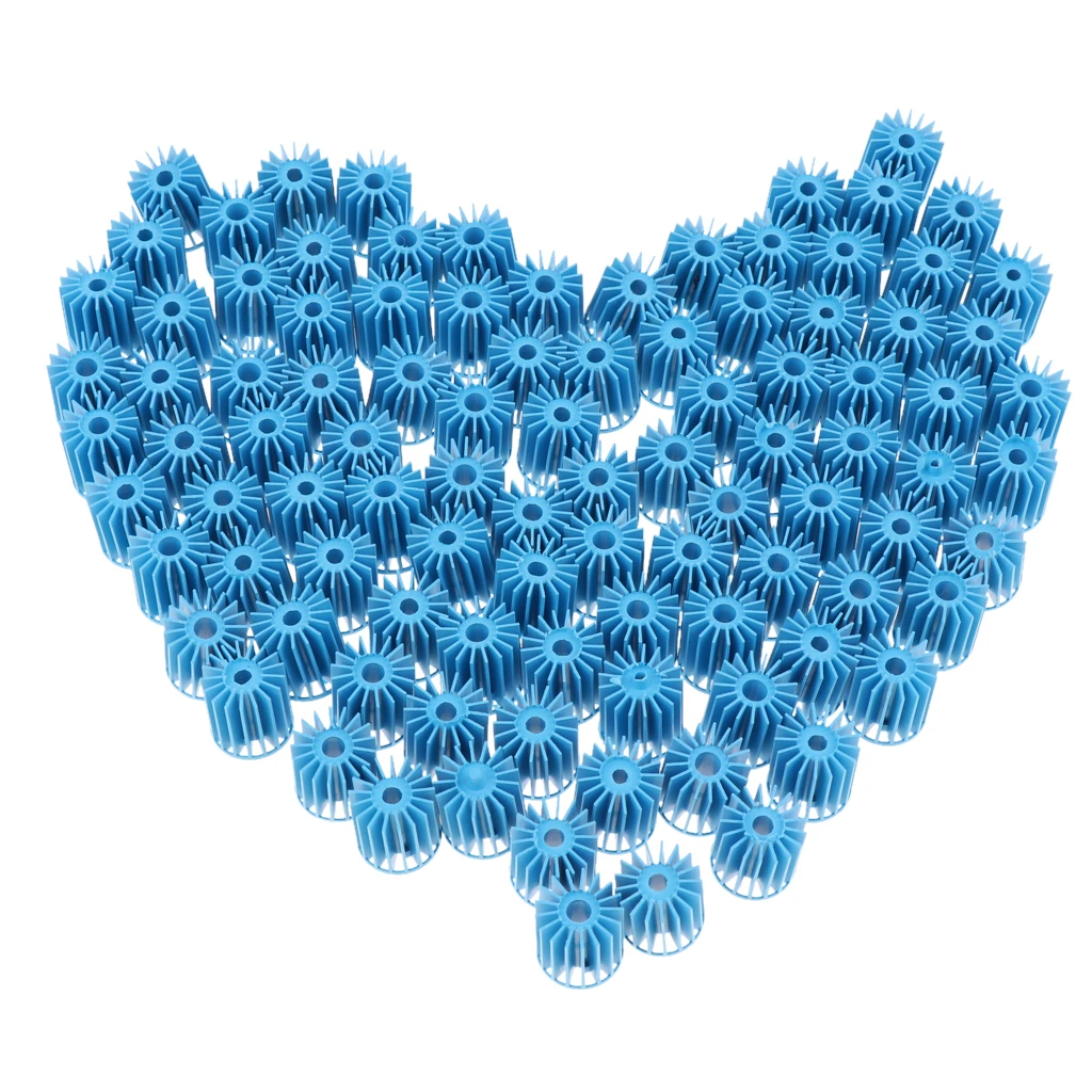 100 x Aquarium Bio Balls Filter Media Bag for Wet/Dry Koi Ponds Fishtank | Filters &amp Pumps