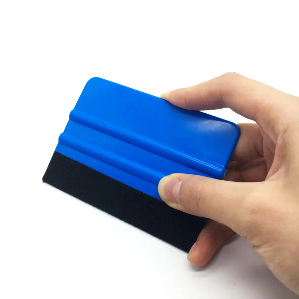 1 шт. автомобиль виниловой оберточной пленки инструменты синий скребок с