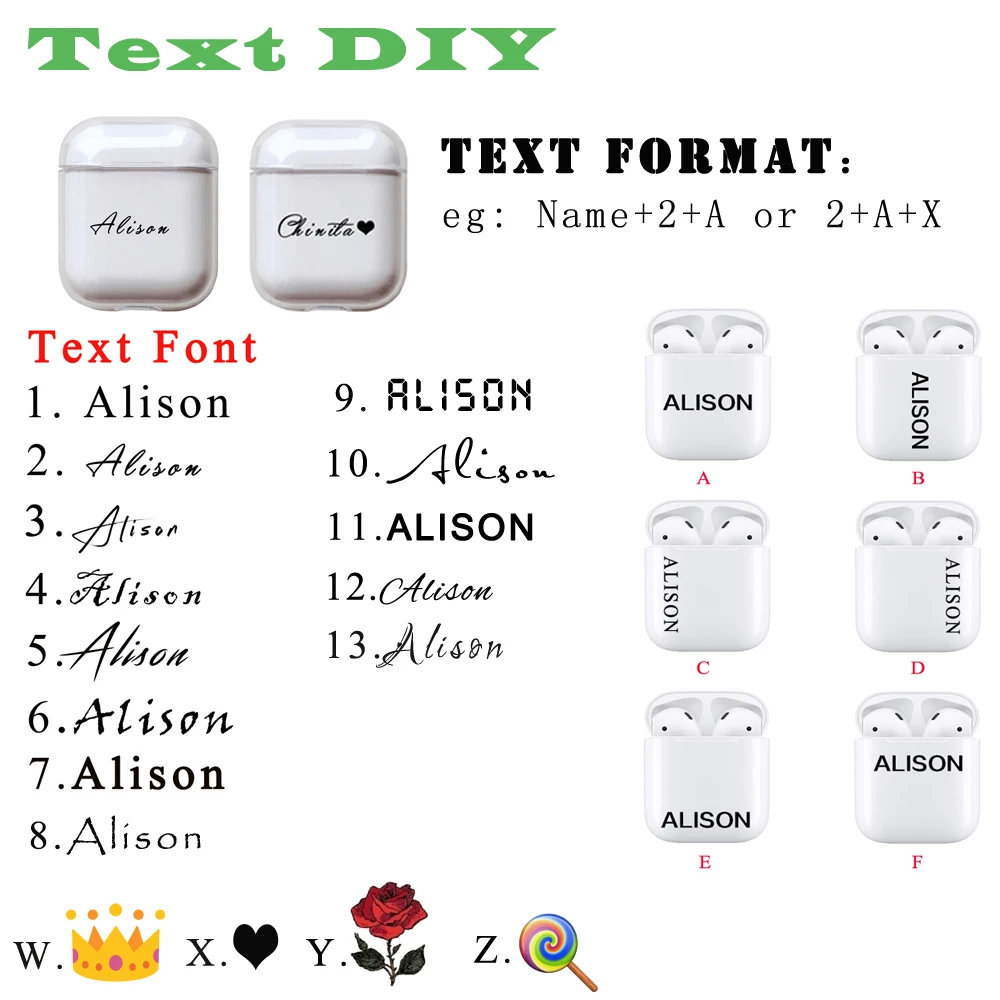 Мягкий силиконовый матовый чехол для AirPods с логотипом на заказ Bluetooth беспроводной