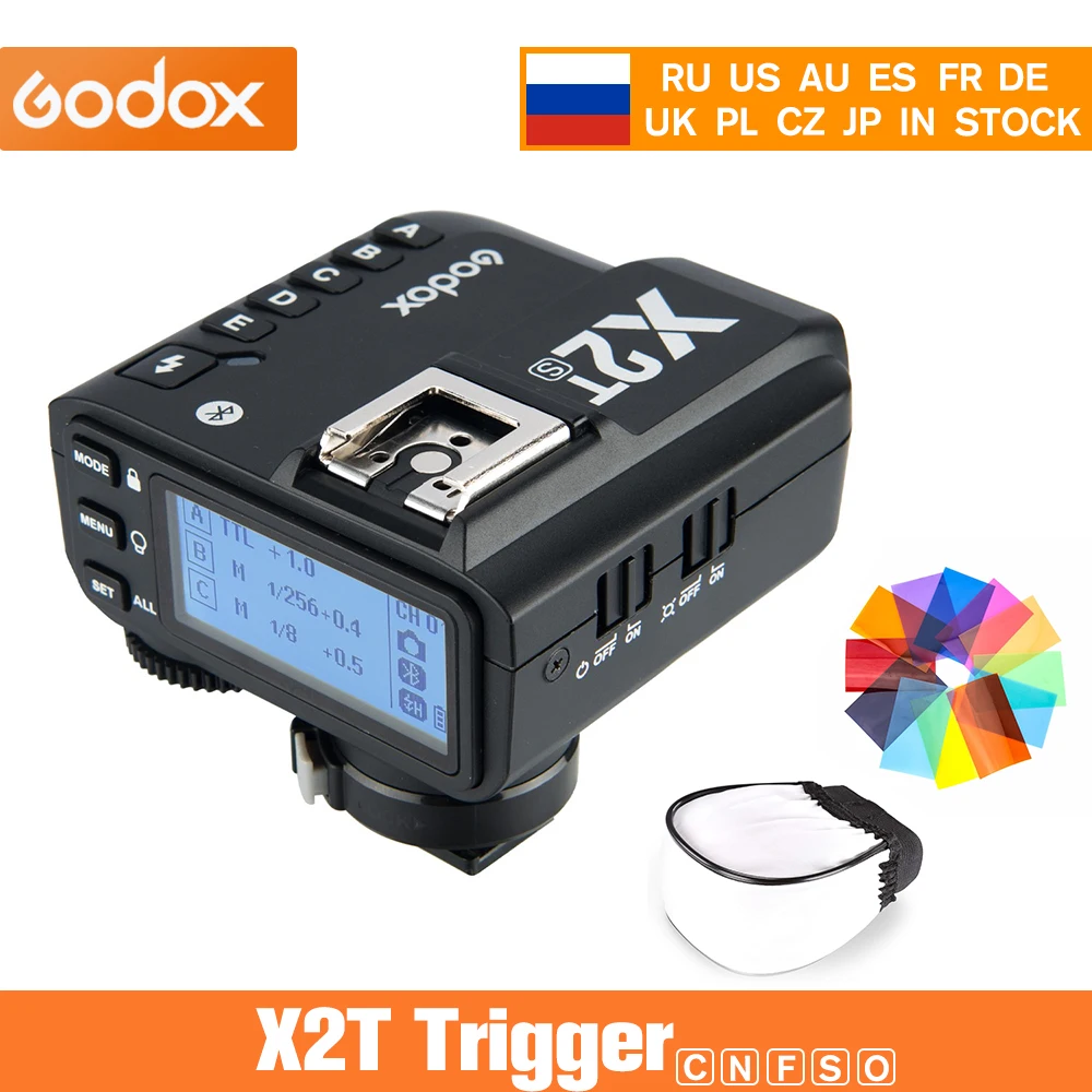 Godox X2T-C X2T-N X2T-S X2T -F 2 4G TTL HSS передатчик беспроводной триггер вспышки для Canon Nikon Sony Fuji