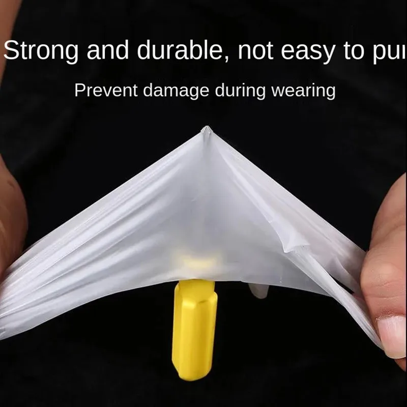 50/100 штук одноразовых пищевых пластиковых перчаток из ПВХ для кухни ресторана