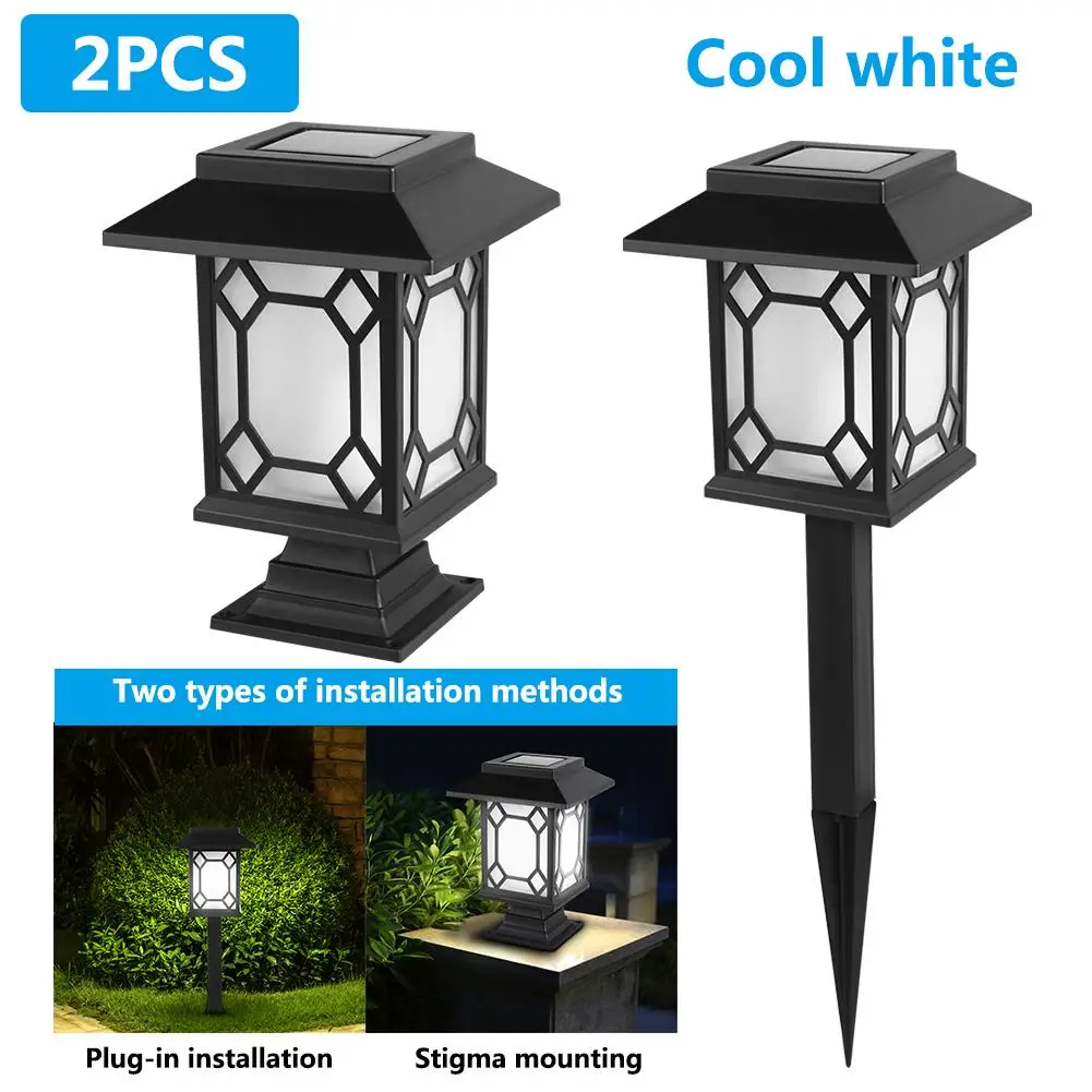 Солнечные садовые фонарики для дорожек водонепроницаемые многофункциональные