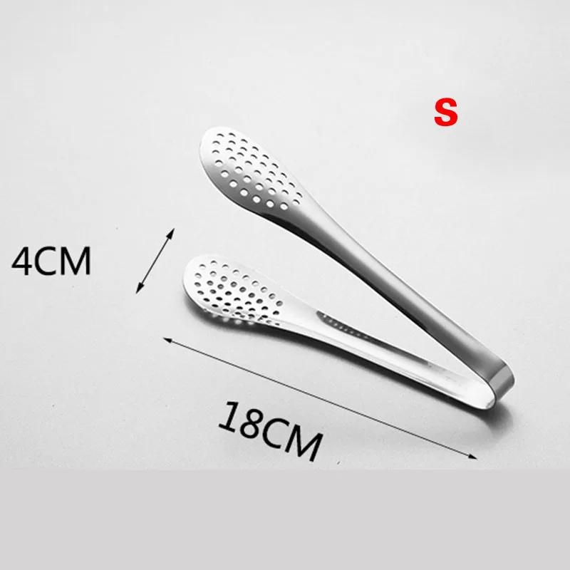 Щипцы для пищи из нержавеющей стали зажим хлеба барбекю кухня приготовления