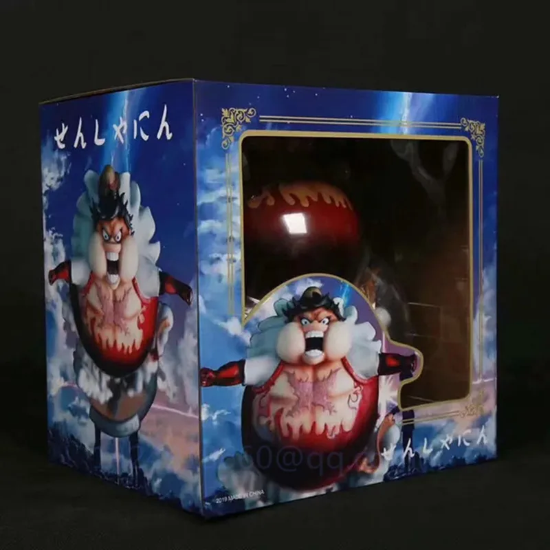 

ONE PIECE Gear Fourth Fat Monkey D Luffy Oversized Luffy Straw Hat Pirates Christmas Gift PVC Action Collectible Model Toy G892