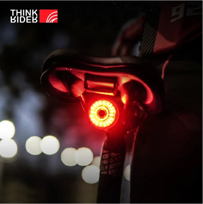 

Smart Auto Brake Sensing Bicycle Rear Light Waterproof USB Charging Cycling Taillight Mountain Cycle LED Light