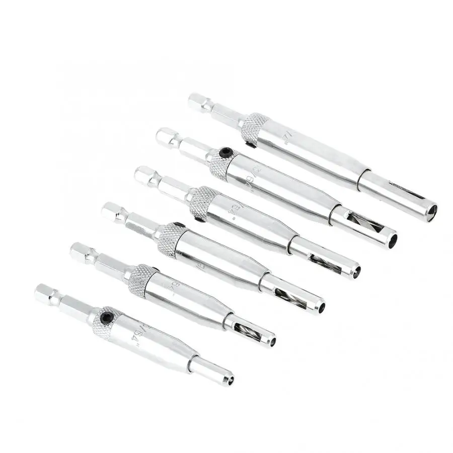 Набор самоцентрирующихся Сверл из быстрорежущей стали для металла 6 шт.|Сверла| |