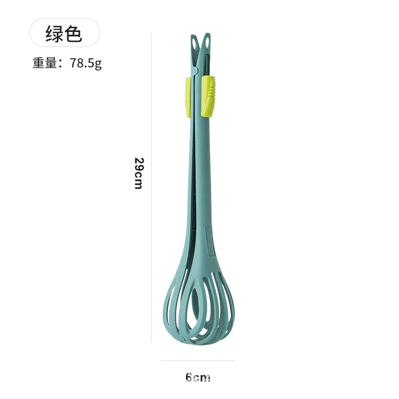 

Multifunctional nylon egg whisk, food holder, hand stirrer whisk