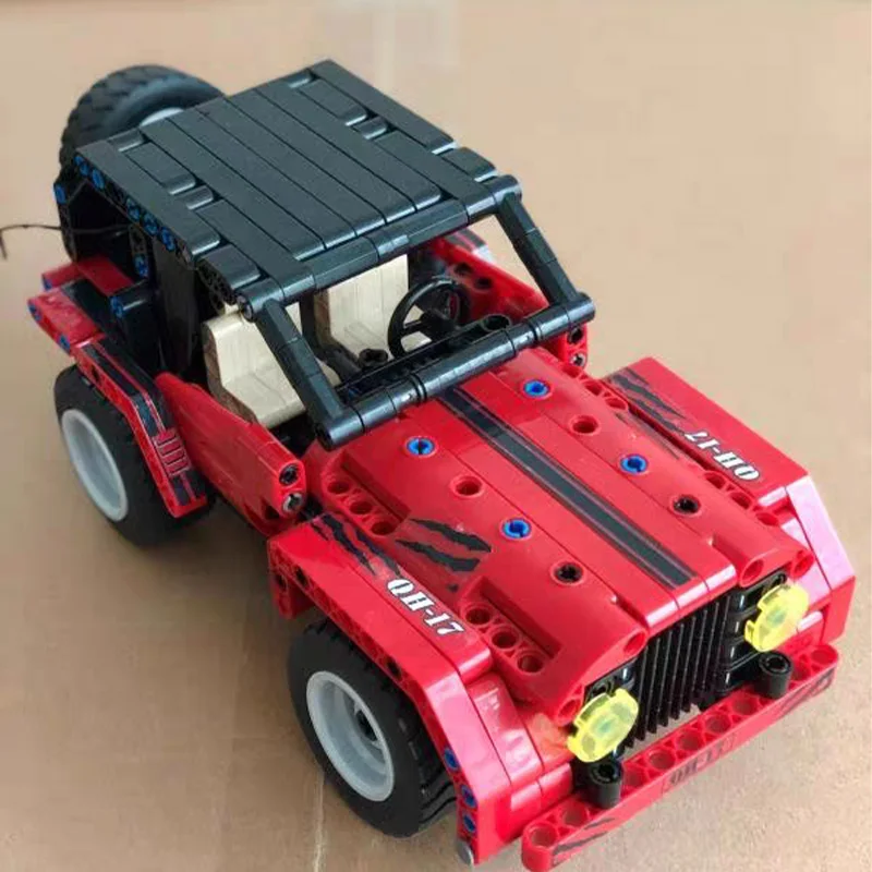 

Rc Building Blocks Car City vehicle 2.4Ghz Block s Dual Mode Wrangler Convertible Bricks Radio Remote Control Toys For Children