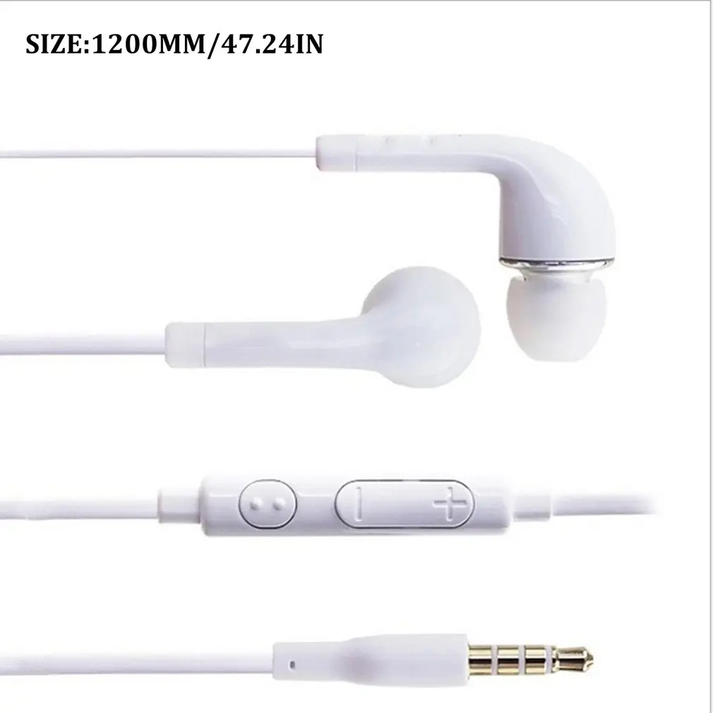 

New Stereo Bass Earphone Headphone with Microphone Wired Gaming Headset for Phones Samsung Iphone Apple ear phone