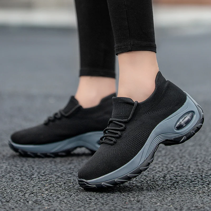 

Casual shoes women shoes increased air sole cushioning walking breathable comfortable women fashion shoes