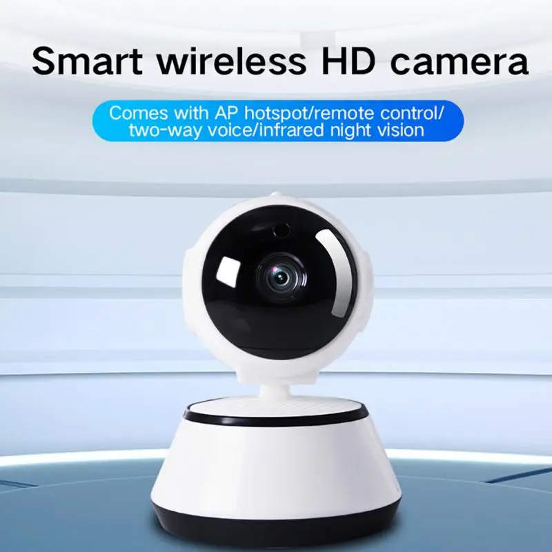 

Умная камера 720P HD 355 угол WiFi видеокамера ночного видения стандартная IP-камера с датчиком движения сигнализация Домашняя безопасность