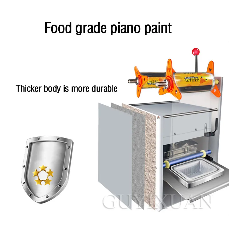 Ручная закаточная машина под давлением на вынос снэк-коробка для лунных пряников