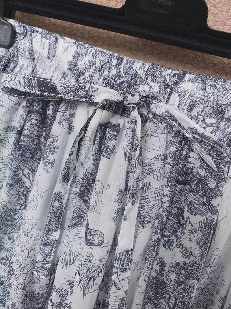 Spring Summer 2021 Runways Chic Women's Elegant High quality jungle printing Skirts C306