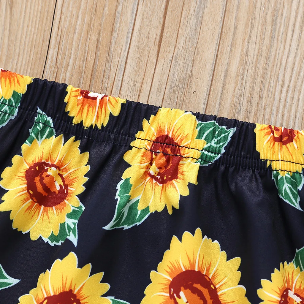 Детская мини-юбка с подсолнухом для девочек | Мать и ребенок