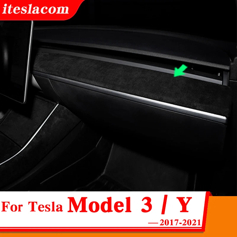 2021 Обложка для центральной консоли приборной панели автомобиля Tesla Model 3 Y ABS