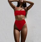 Бикини сексуальное бикини 2021 горячая Распродажа мягкий бюстгальтер на бретелях с высокой талией купальный костюм женское пляжное бикини