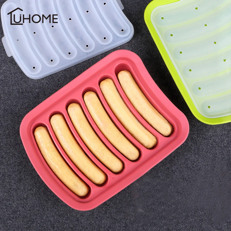 Силиконовая форма сделай сам для сосисок устройство приготовления мяса хот-дог