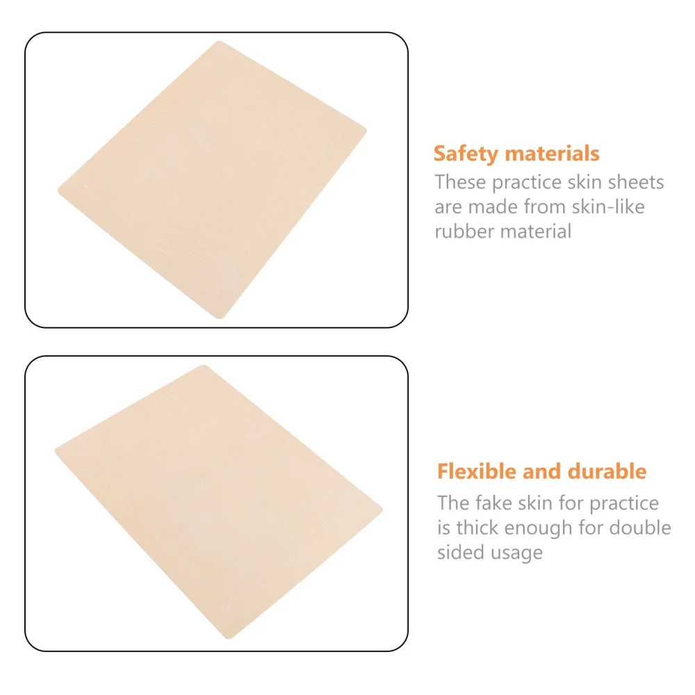 

6Pcs Skin Practice Sheet Ink Needed Microblading Practice Skin Sheets