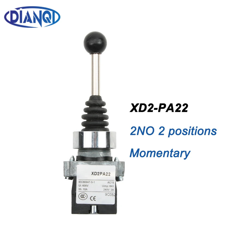 XB2 PA12 xd2-pa12 pa14 2NO 2-позиционный 2no2nc 4-позиционный перекрестный кнопочный переключатель Блокировка на мгновение джойстик SwitchPA22PA24 йоав блум мгновение ока