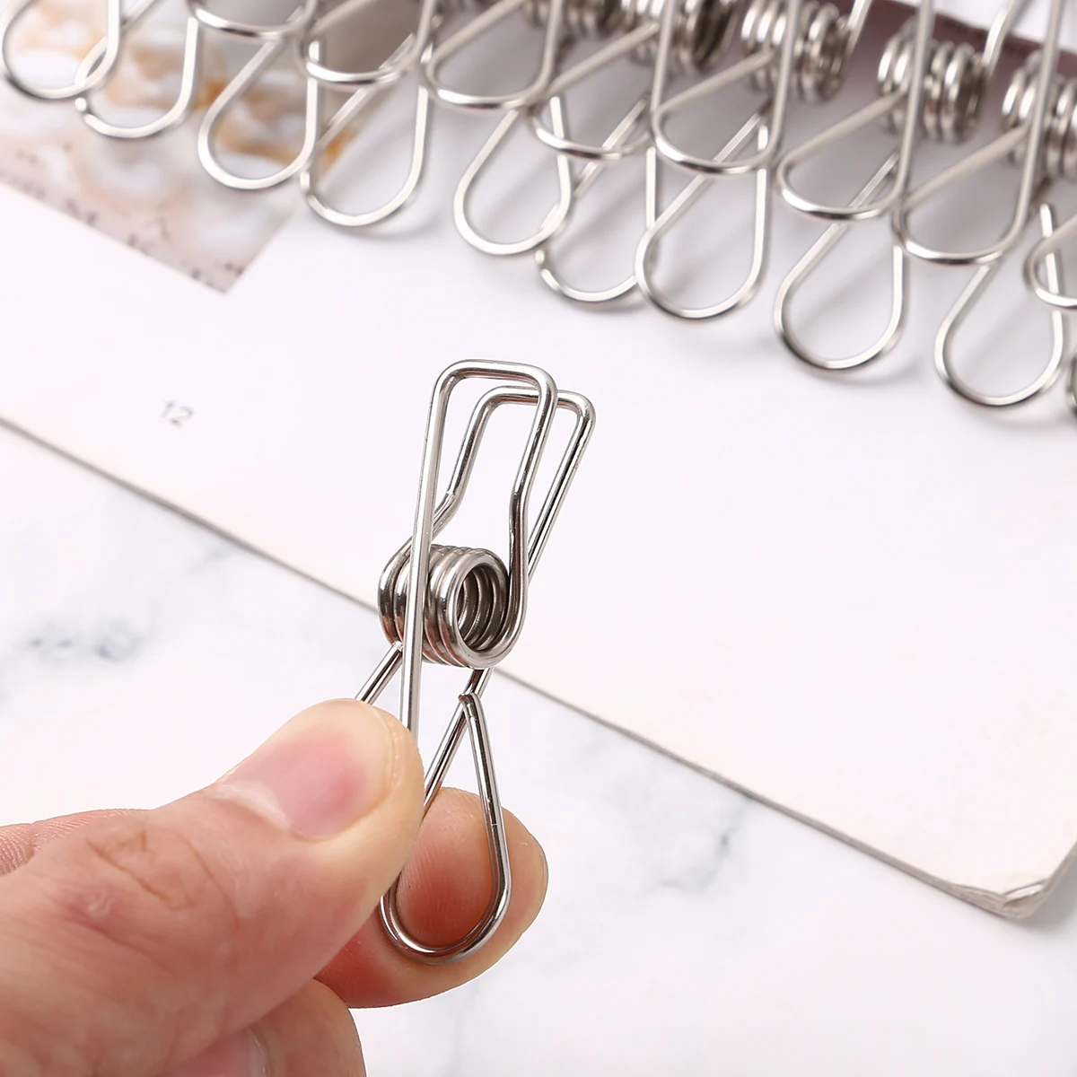 Многофункциональные металлические зажимы 20 шт. кухонные инструменты для