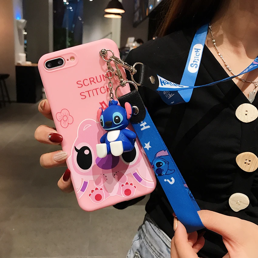 Для iPhone 11 Pro Xs Max XR 6 7 8Plus для samsung A20 30 50 S10 S9 обратите внимание; размеры 9 и 10 чехол стежка чехол-накладка из термополиуретана с подставкой держателем для телефона ремень веревка Чехол