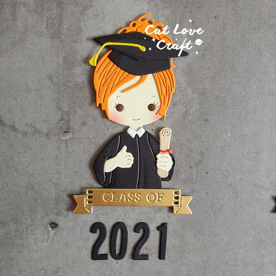 Выпускного вечера для бакалавра форма металлический Трафаретный вырубной штамп