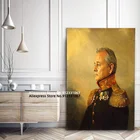 Портрет генерала Билла Мюррей, рисунок на холсте, HD печать, масляная живопись, искусство, роспись, гостиная, украшение для дома