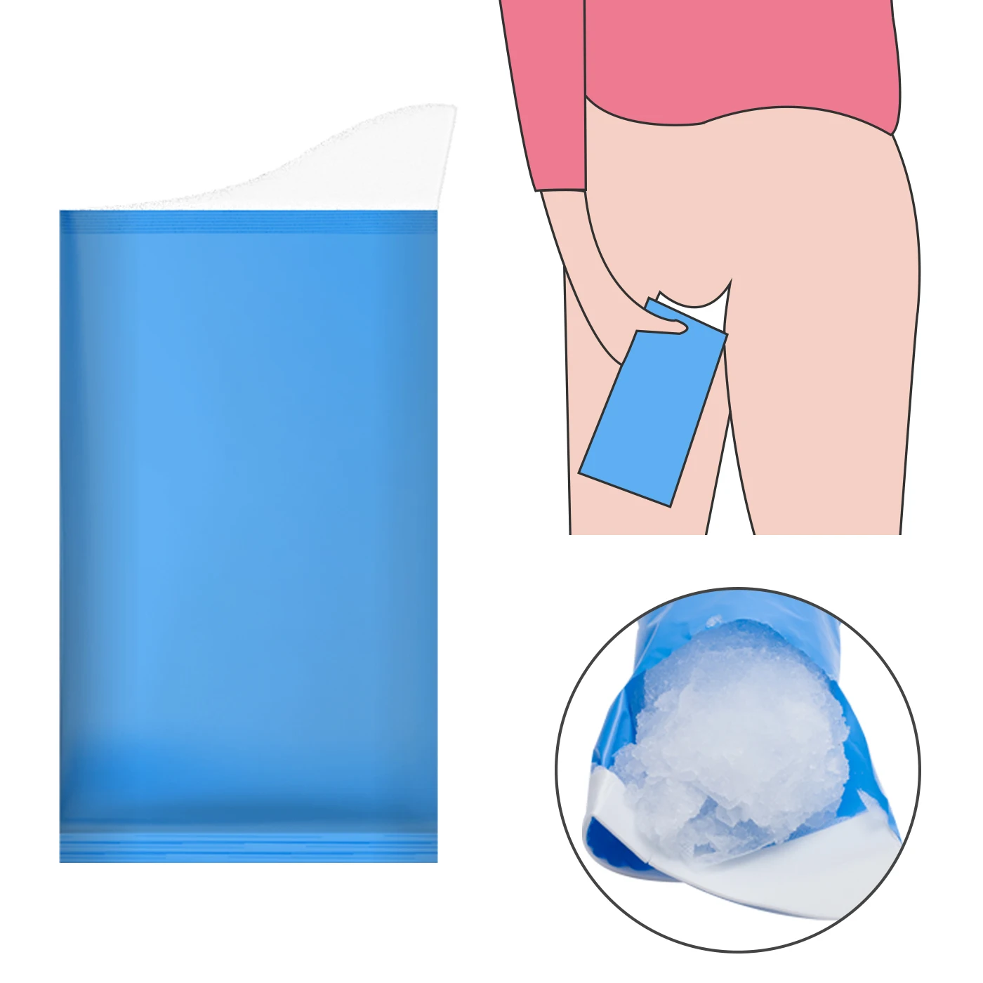 4 шт./компл. портативные дорожные аварийные сумки с мочой одноразовые мини для