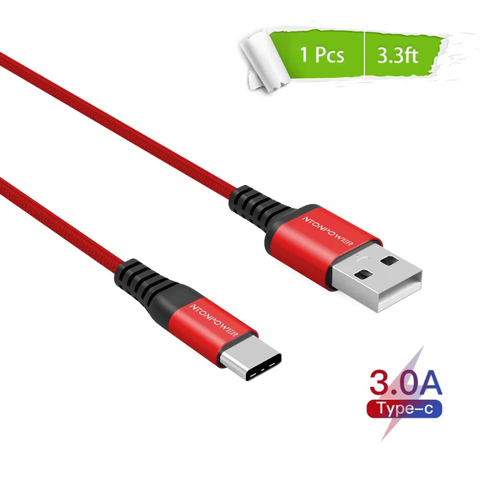 NTONPOWER usb type C кабель для xiaomi redmi k20 pro USB C кабель для мобильного телефона Быстрая зарядка type C кабель для устройств usb type-C - Цвет: Фиолетовый