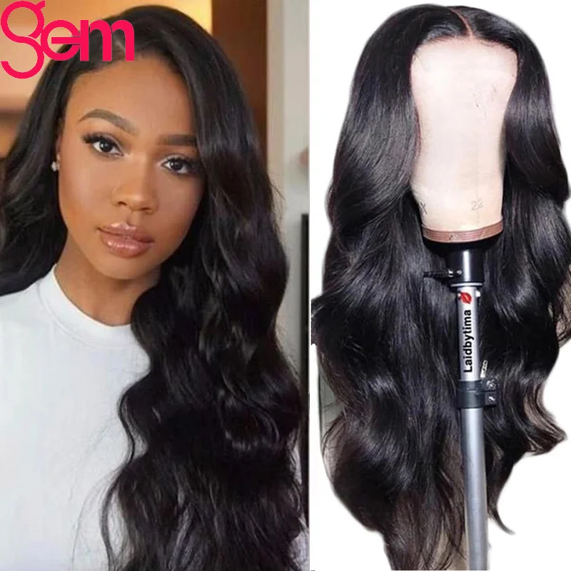 

Body Wave Lace Front Wig For Women HD Transparent 4x4 Lace Closure 13x6 Lace Frontal Wig Black 100% Brazilian Human Hair Wigs