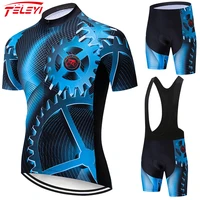 2021 teleyi cogs cycling jersey 3d gel bib shorts bicycle clothing cycling quick dry men cycling maillot ciclismo hombre