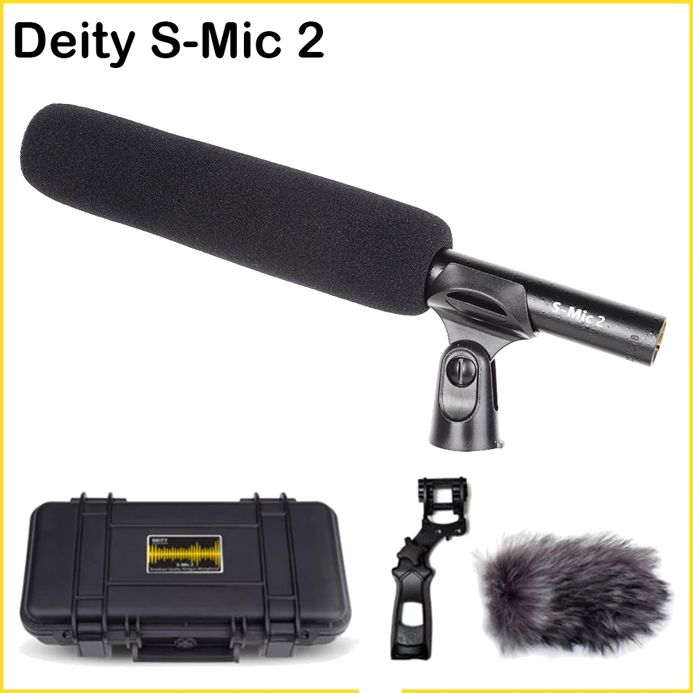 

Aputure Deity S-Mic 2 супер чувствительный направленный дробовик микрофон для камеры с низким уровнем шума конденсаторные профессиональные аксессу...