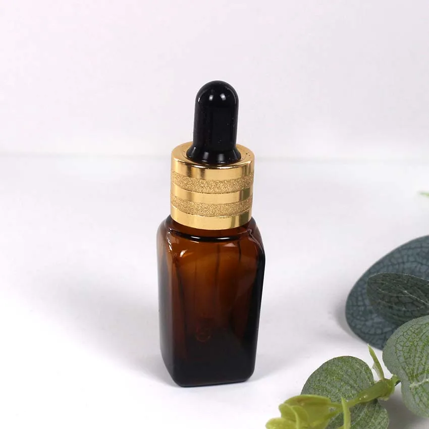 10 мл 20 30 50ml100ml коричневый Стекло Квадратная бутылка капельница косметические