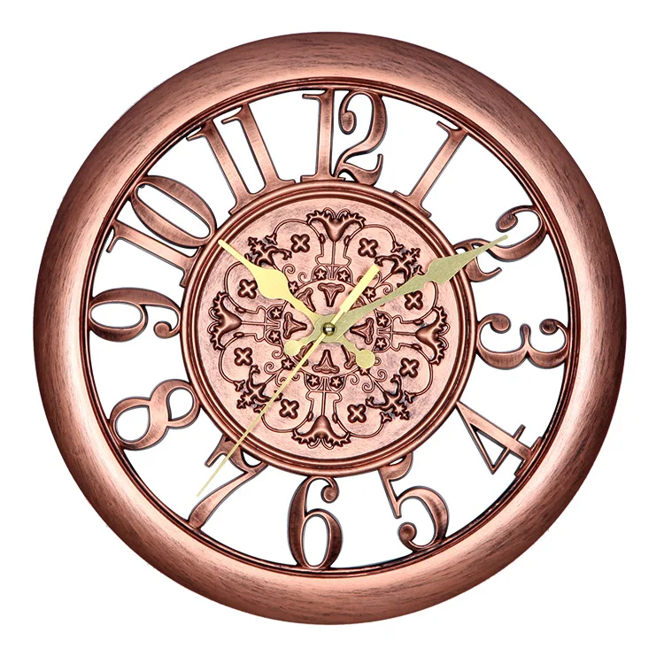 

Настенные часы в стиле ретро, домашний декор, креативные винтажные настенные часы с механизмом для гостиной, подарок Duvar Saati, 11 дюймов