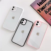 for iphone 13 pro max mini case luxury acrylic clear candy phone bumper coque for iphone 11 12 xs max xr 8 7 plus cover