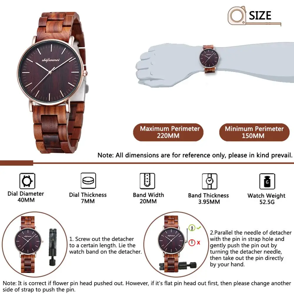 

Shifenmei Wood Men Watches Luxury Brand 2021 Military Quartz Sport Casual Watch Waterproof Wooden Wristwatch Male Zegarek Meski