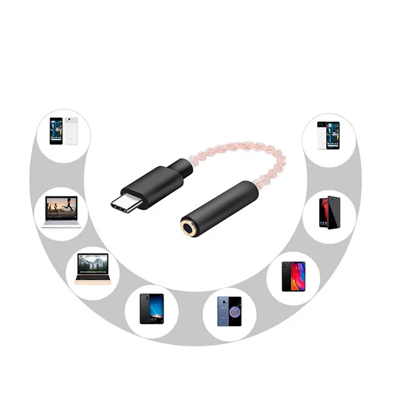 Усилитель для наушников Dosmix Hi Fi DAC Pro Type C 3 5 мм аудио адаптер без потерь кабель в