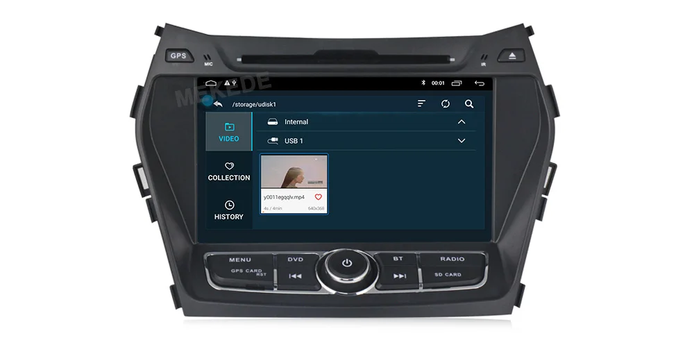Новое поступление! Встроенный DSP android 9,0 автомобильный Радио gps навигационный плеер для hyundai IX45 Santa fe 2013 WiFi BT USB carplay