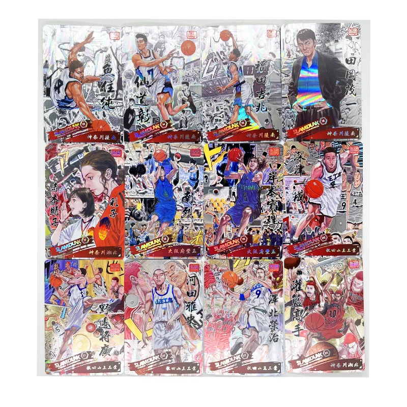 24 шт./компл. SLAM DUNK лазерная резьба ремесло игрушки Хобби Коллекционные вещи для