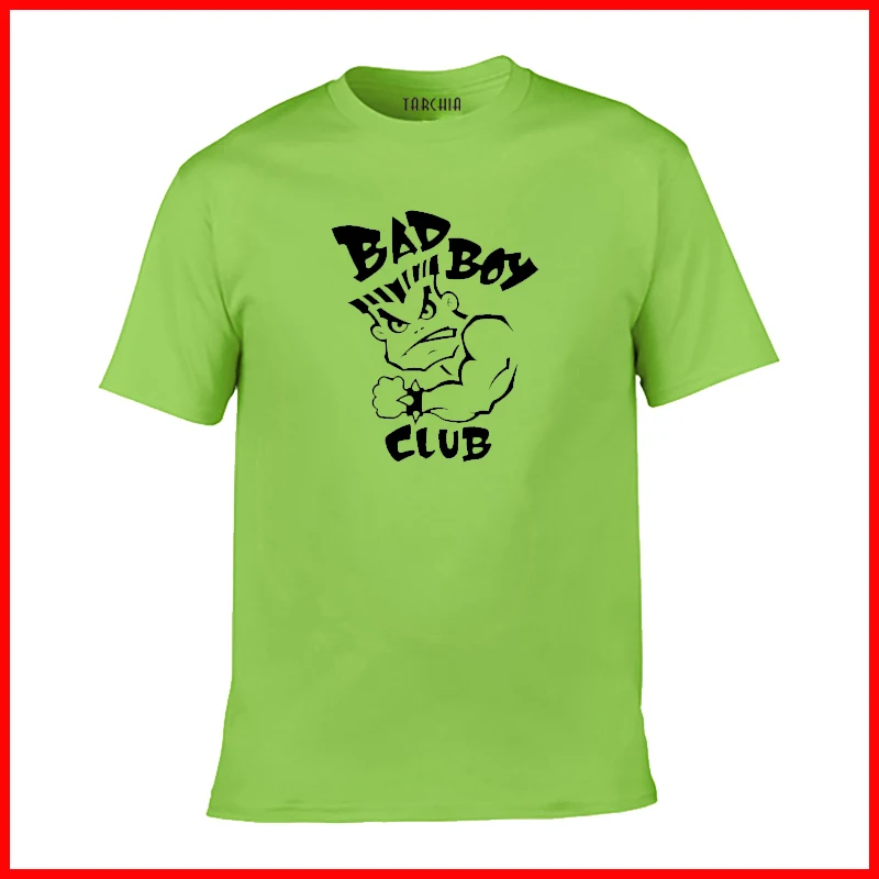 TARCHIA Fashion Bad Boy Club Print Men T Shirt 2021 Summer Funny T-Shirt Men Street Wear Style Classic Cotton Tee Shirt