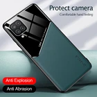 Чехол-накладка для samsung galaxy a22, 2021, 4g, a225, кожа, противоударный, 6,4 дюйма