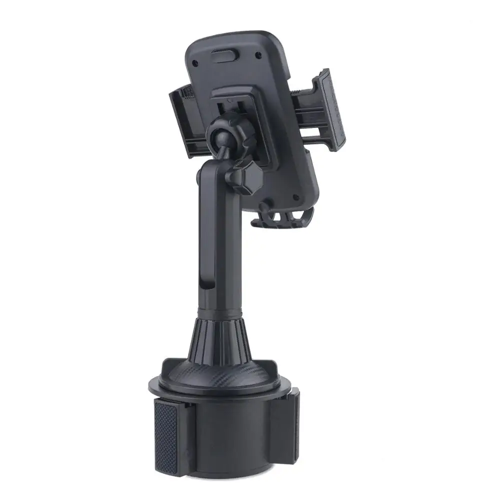 360 degree car cup holder mobile phone mount adjustable angle height stand for iphone samsung 3 5 6 7 cellphone free global shipping