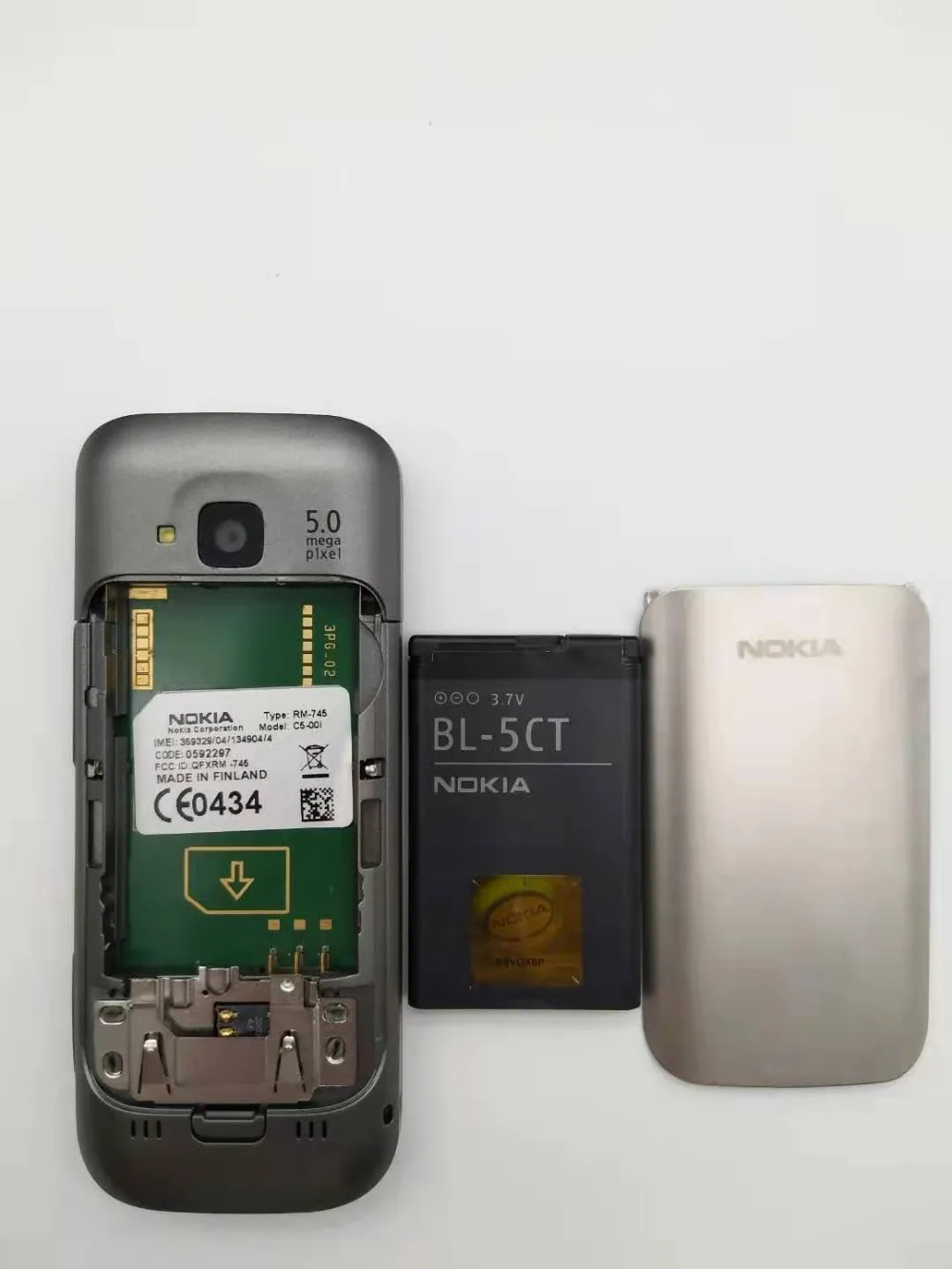 C5 Nokia C5-00 разблокированный мобильный телефон 3MP/5MP камера 3g gps Bluetooth FM C5-00 мобильный телефон дешевый телефон