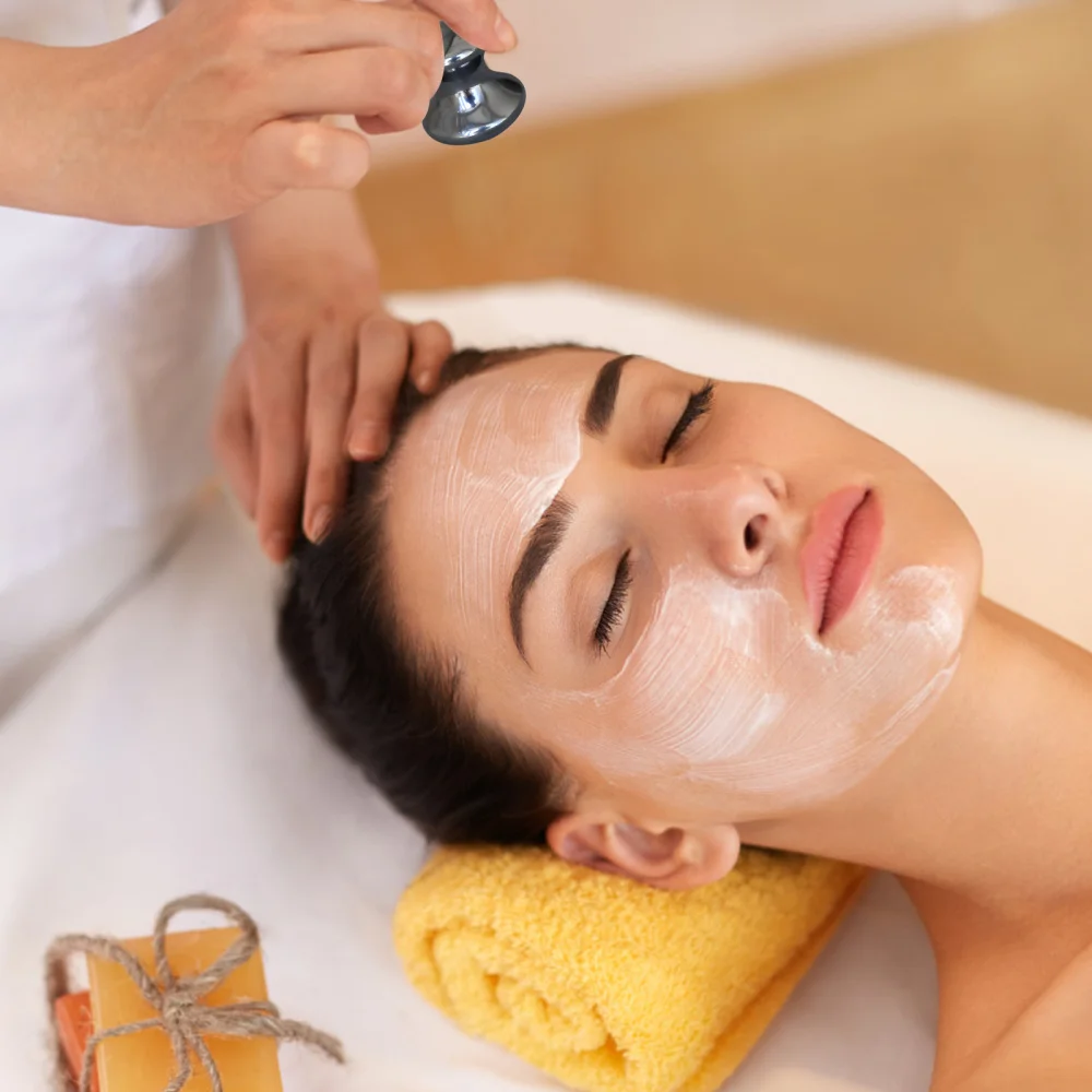 

1pc Natural Energy Stone Titanium Hertz Mushroom Head Massager Stone